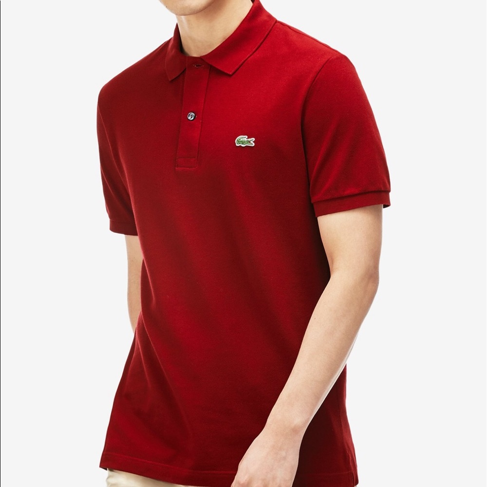 Red Lacoste Polo - Large - Excellent Condition
